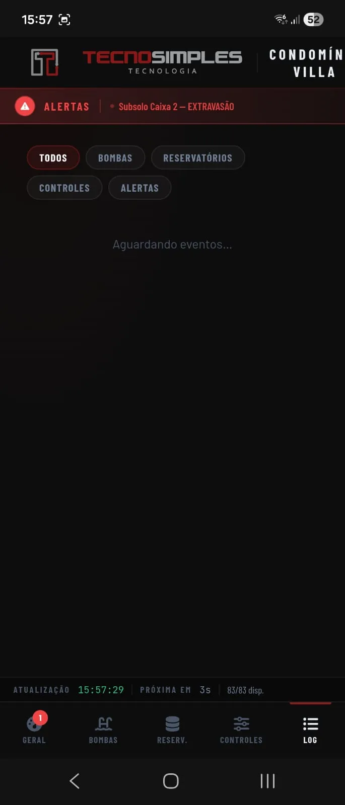 App BMS — LOG